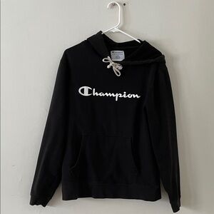 Champion Black Hoodie